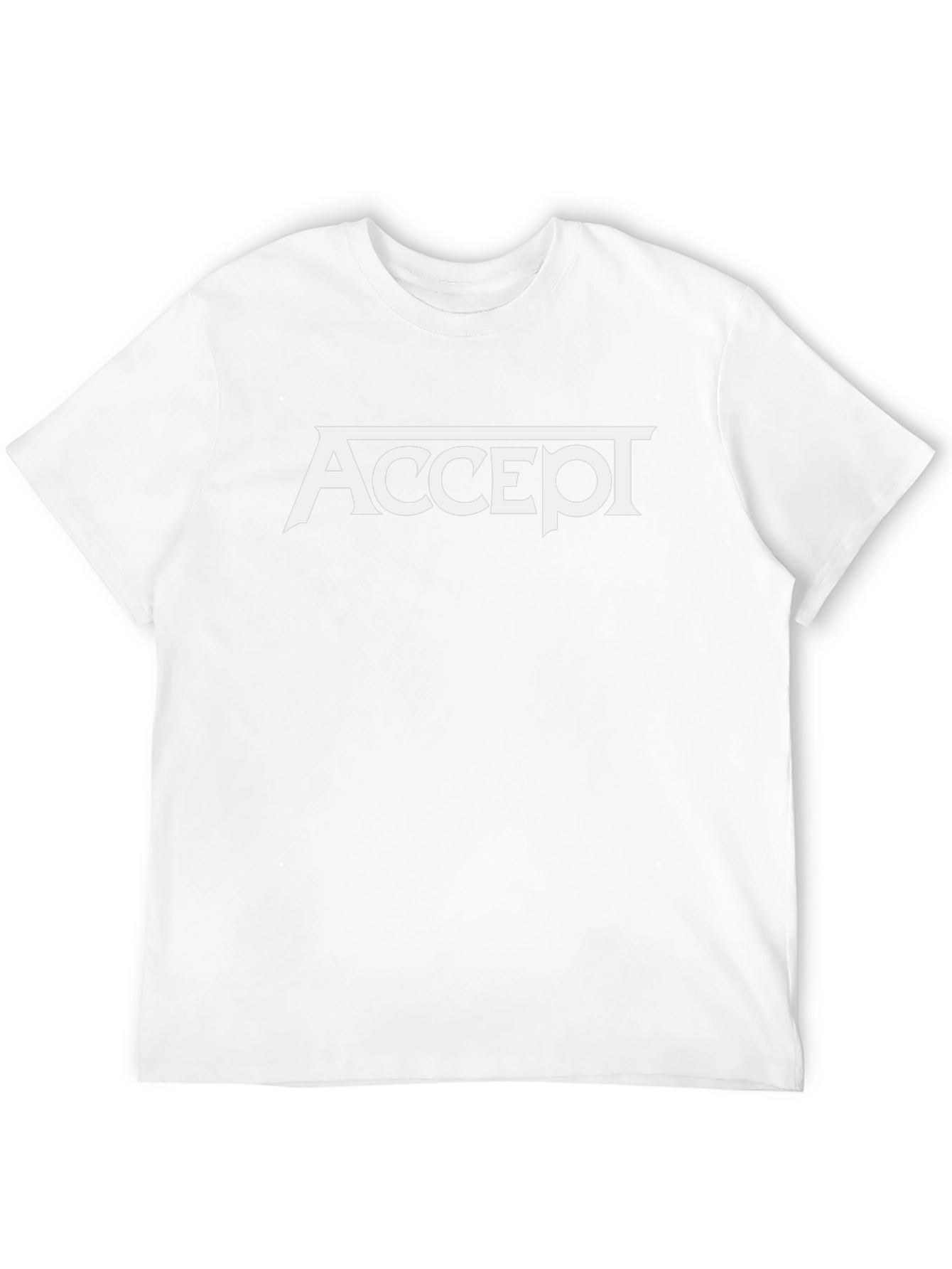 Accept Band Logo Black T-Shirt - Classic Rock Tee