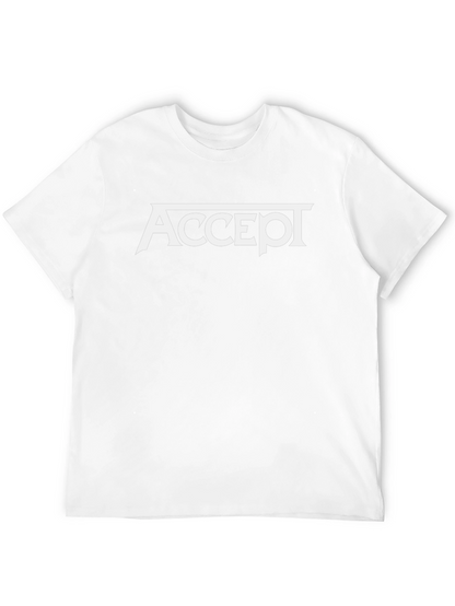 Accept Band Logo Black T-Shirt - Classic Rock Tee