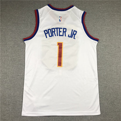 Men's Denver Nuggets Michael Porter Jr. #1 White 2023 Swingman Player Jerseys