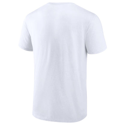Men's Florida Panthers White 2025 Stanley Cup Playoffs Logo T-Shirt