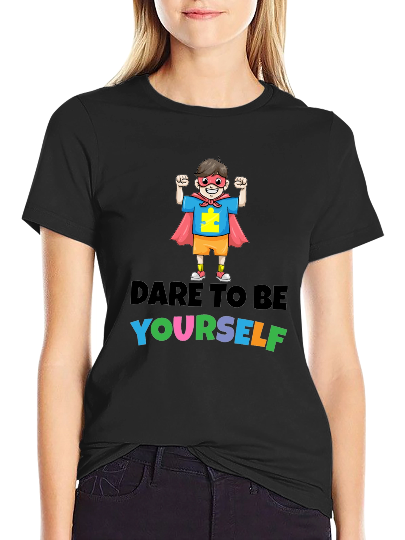 Dare to Be Yourself Autism Awareness T-Shirt