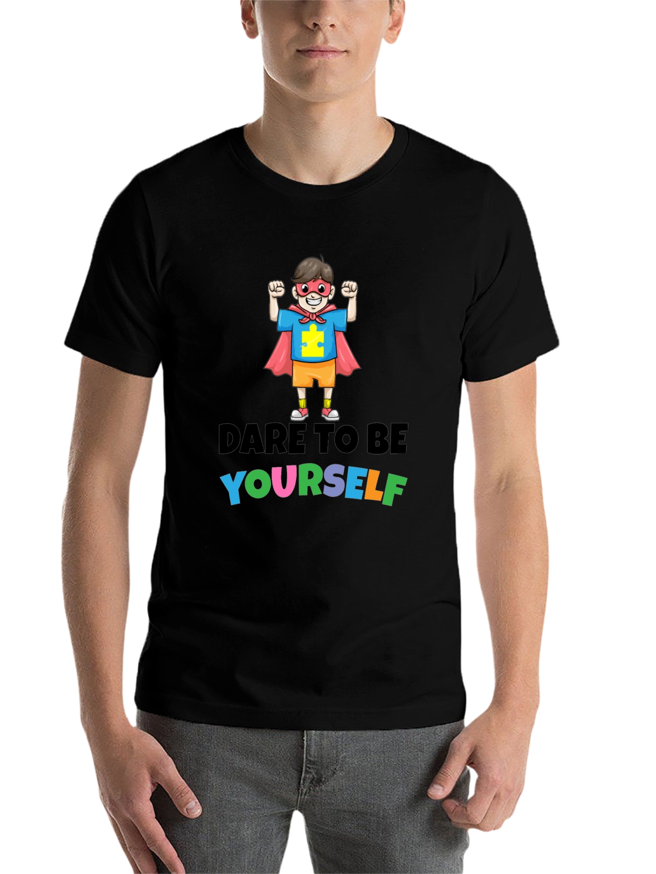 Dare to Be Yourself Autism Awareness T-Shirt