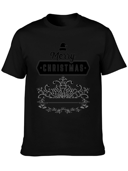 Festive Merry Christmas Graphic Tee - Holiday Style