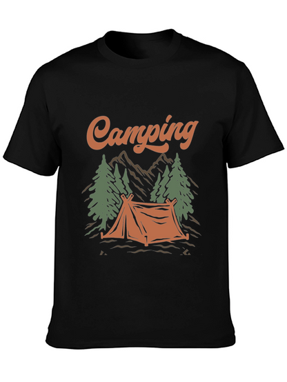 Camping Graphic Tee - Outdoor Adventure Shirt