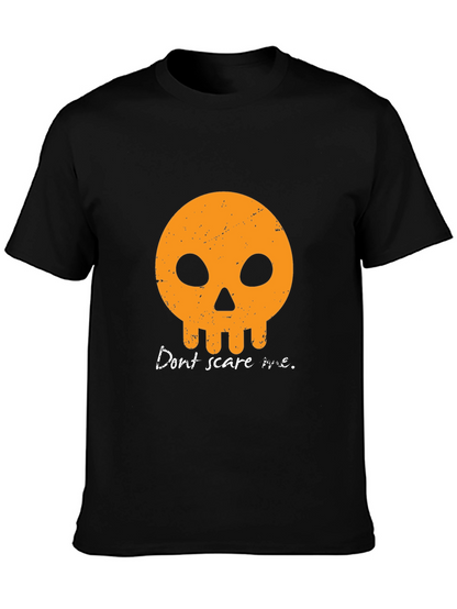 Dont Scare Me T-Shirt - Halloween Skull Graphic Tee