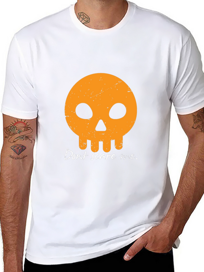 Dont Scare Me T-Shirt - Halloween Skull Graphic Tee