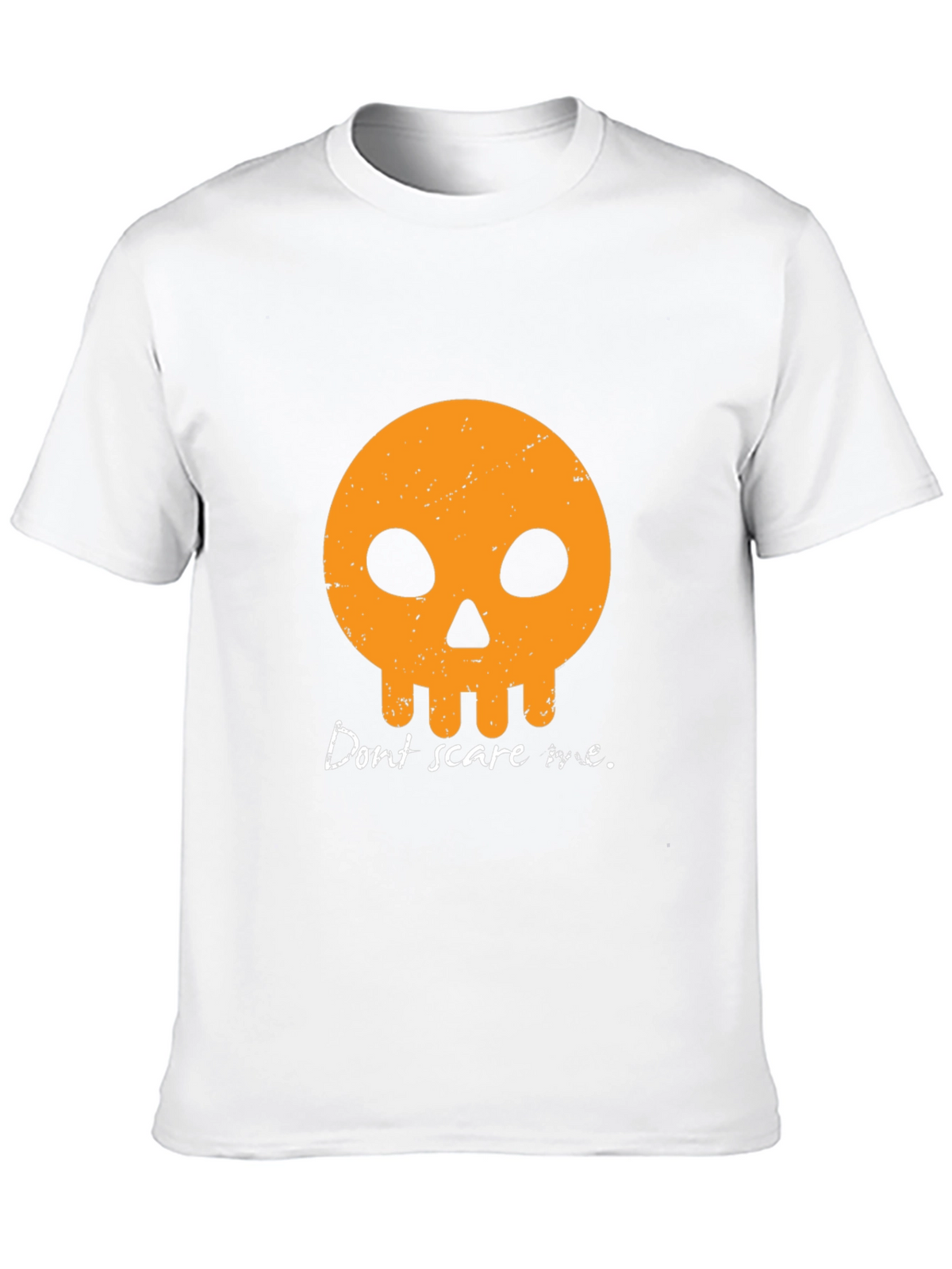 Dont Scare Me T-Shirt - Halloween Skull Graphic Tee