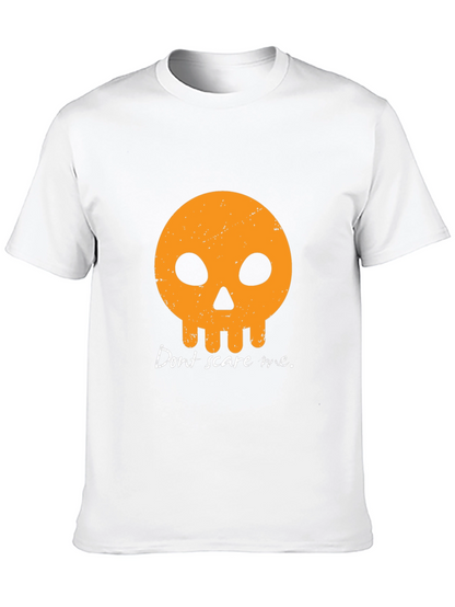 Dont Scare Me T-Shirt - Halloween Skull Graphic Tee