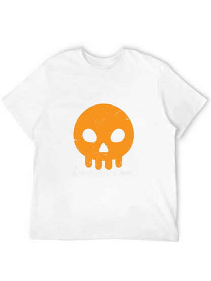 Dont Scare Me T-Shirt - Halloween Skull Graphic Tee