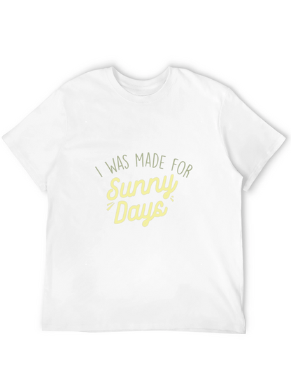 Sunny Days Black T-Shirt