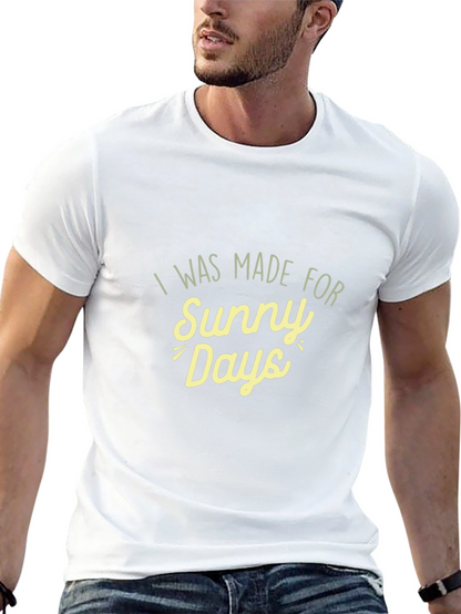 Sunny Days Black T-Shirt