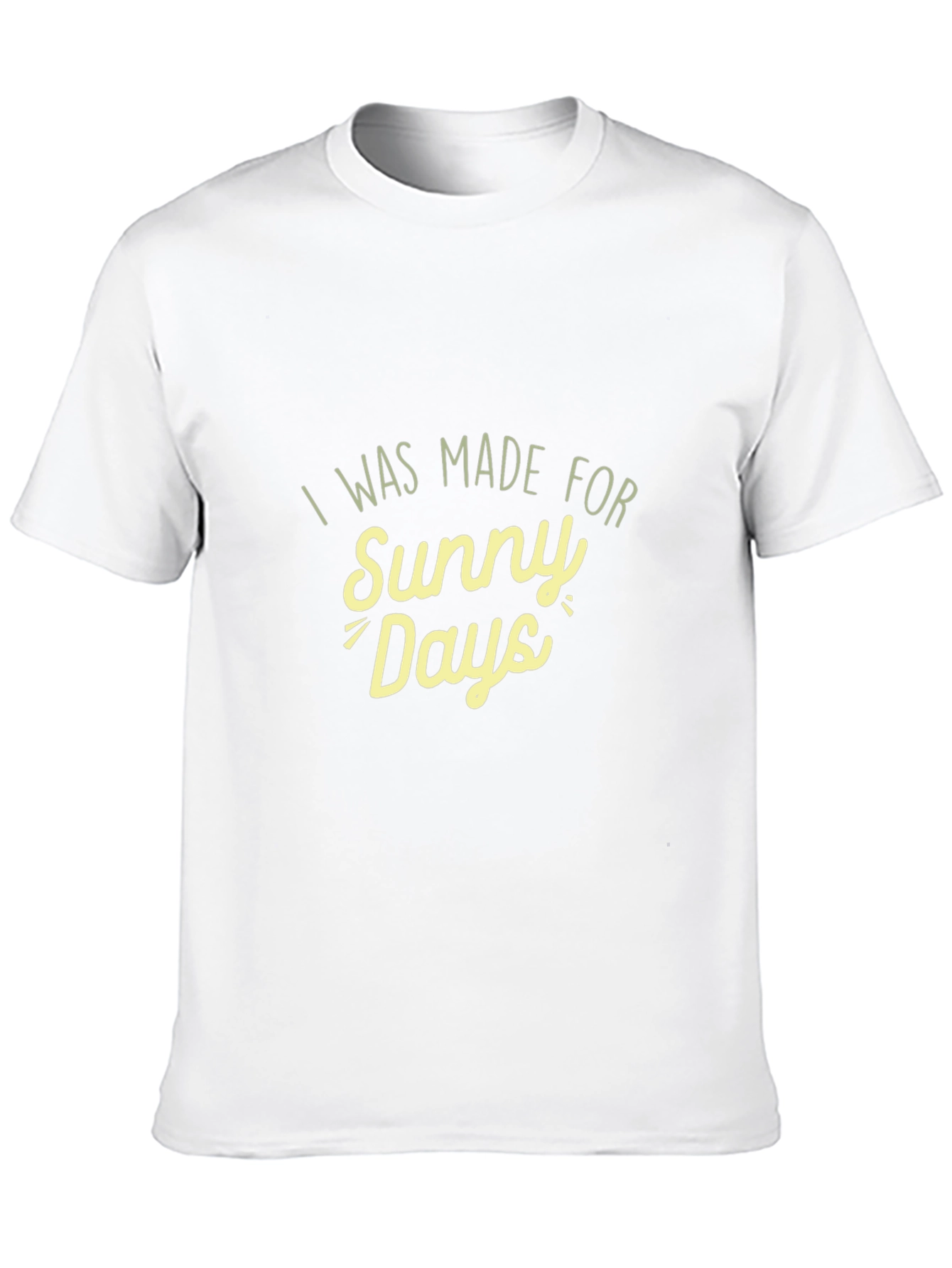 Sunny Days Black T-Shirt