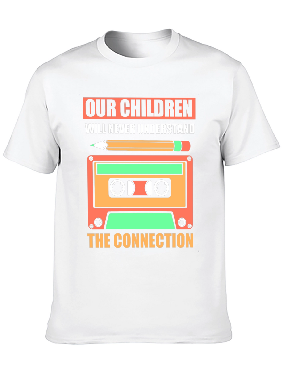 Retro Cassette Tape T-Shirt - Our Children Design