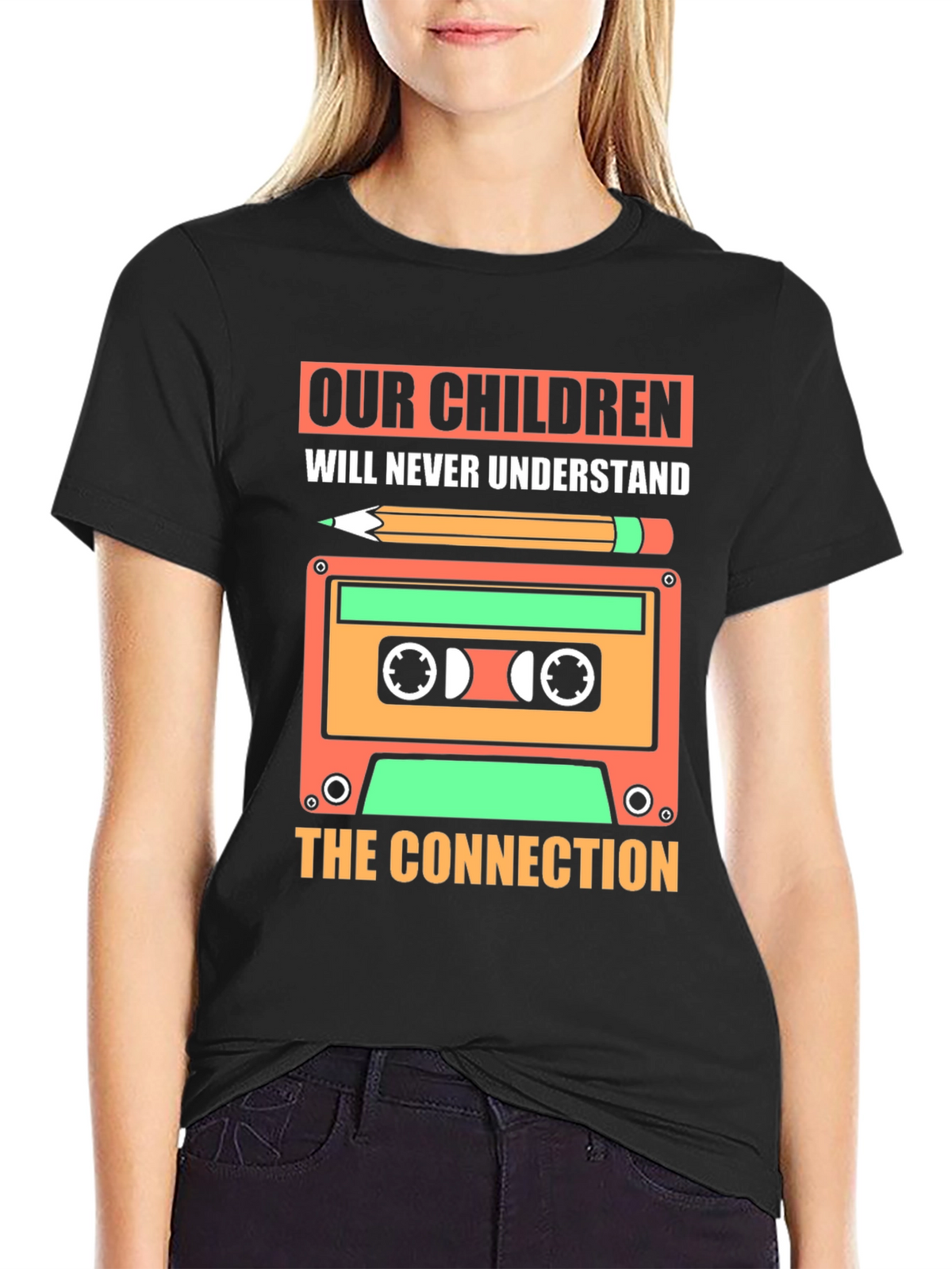 Retro Cassette Tape T-Shirt - Our Children Design