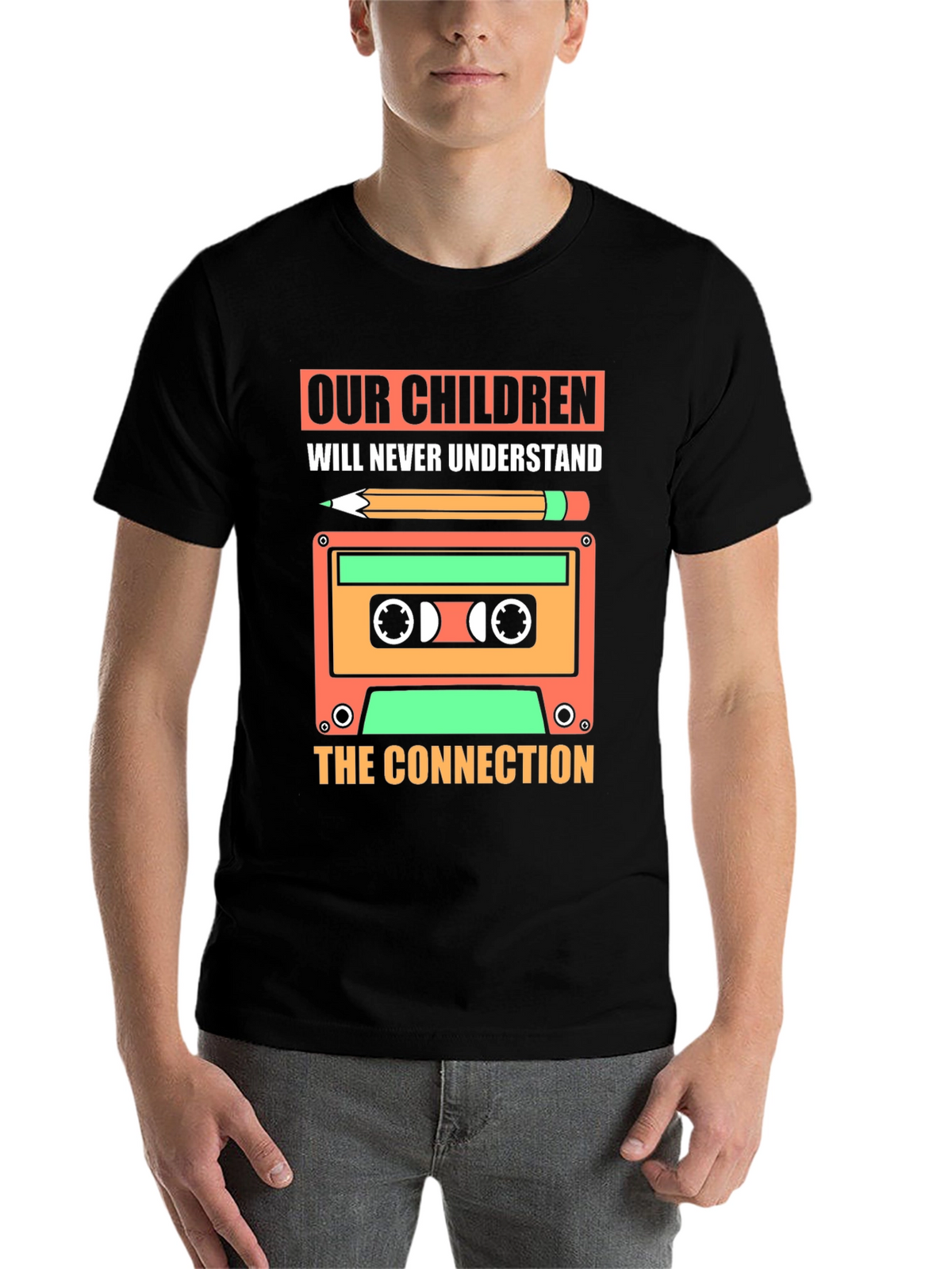 Retro Cassette Tape T-Shirt - Our Children Design