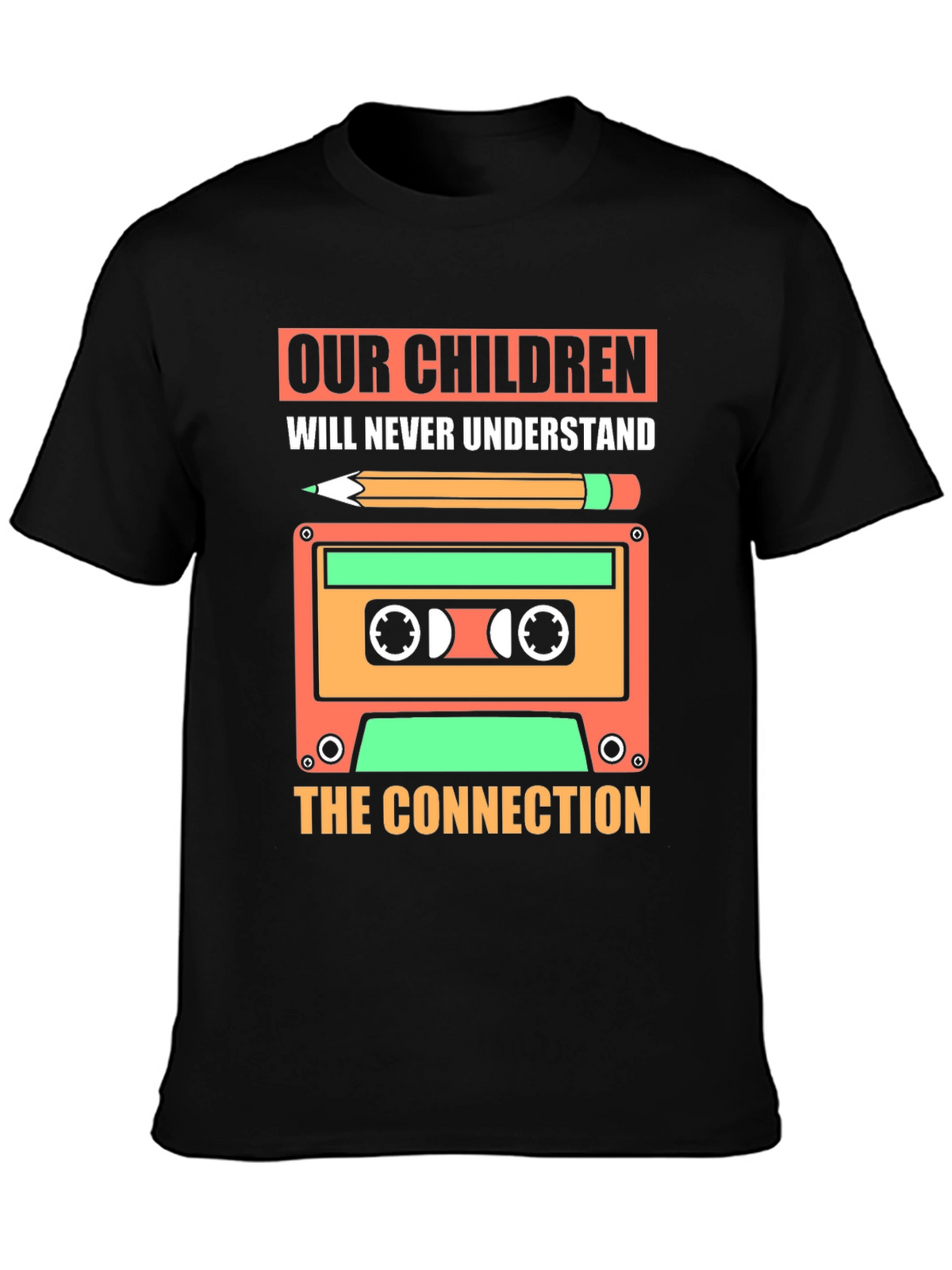 Retro Cassette Tape T-Shirt - Our Children Design