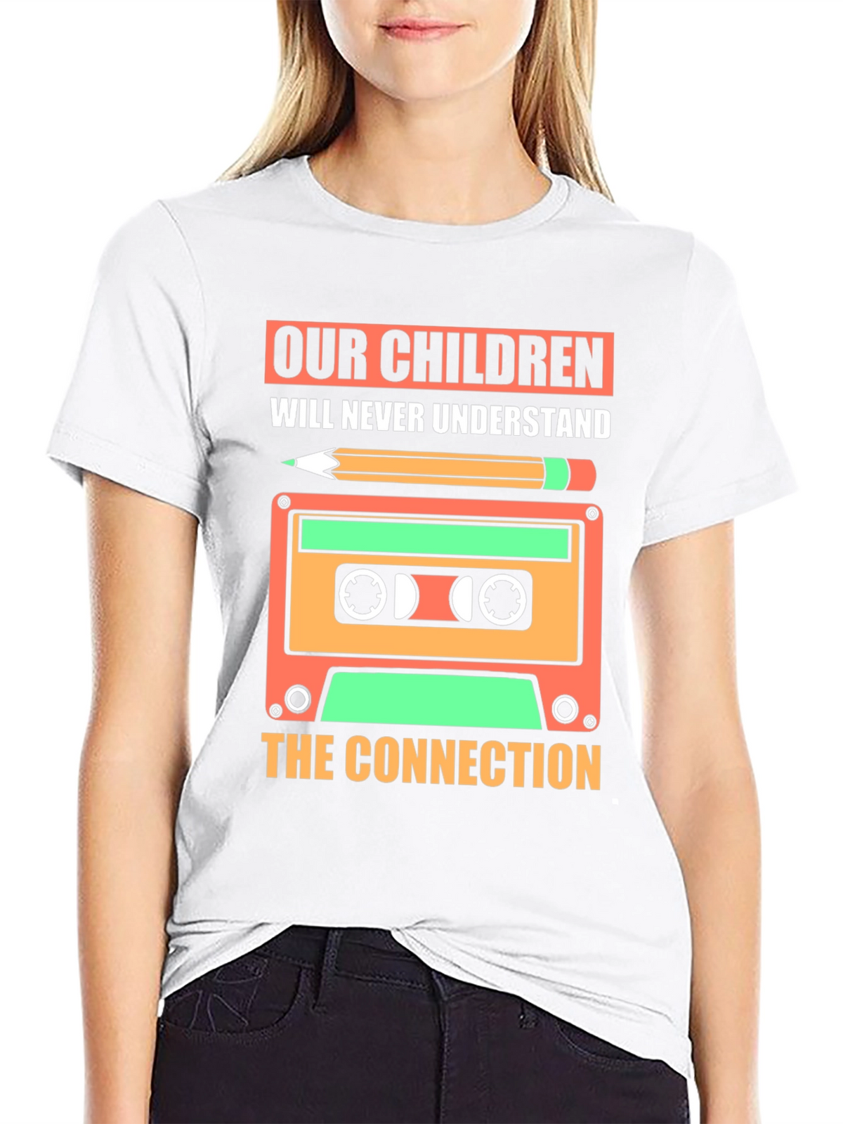 Retro Cassette Tape T-Shirt - Our Children Design