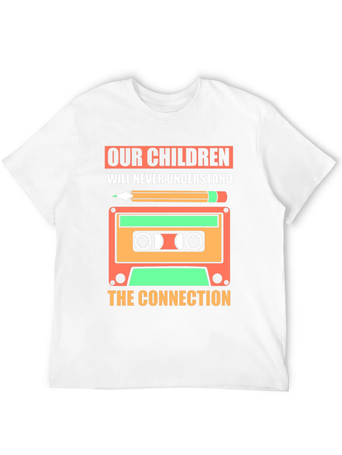 Retro Cassette Tape T-Shirt - Our Children Design