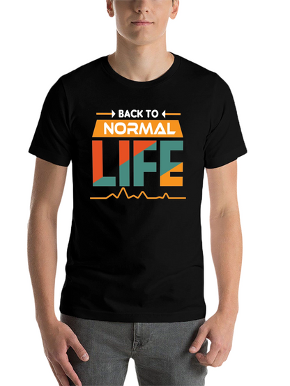 Back to Normal Life Graphic T-Shirt