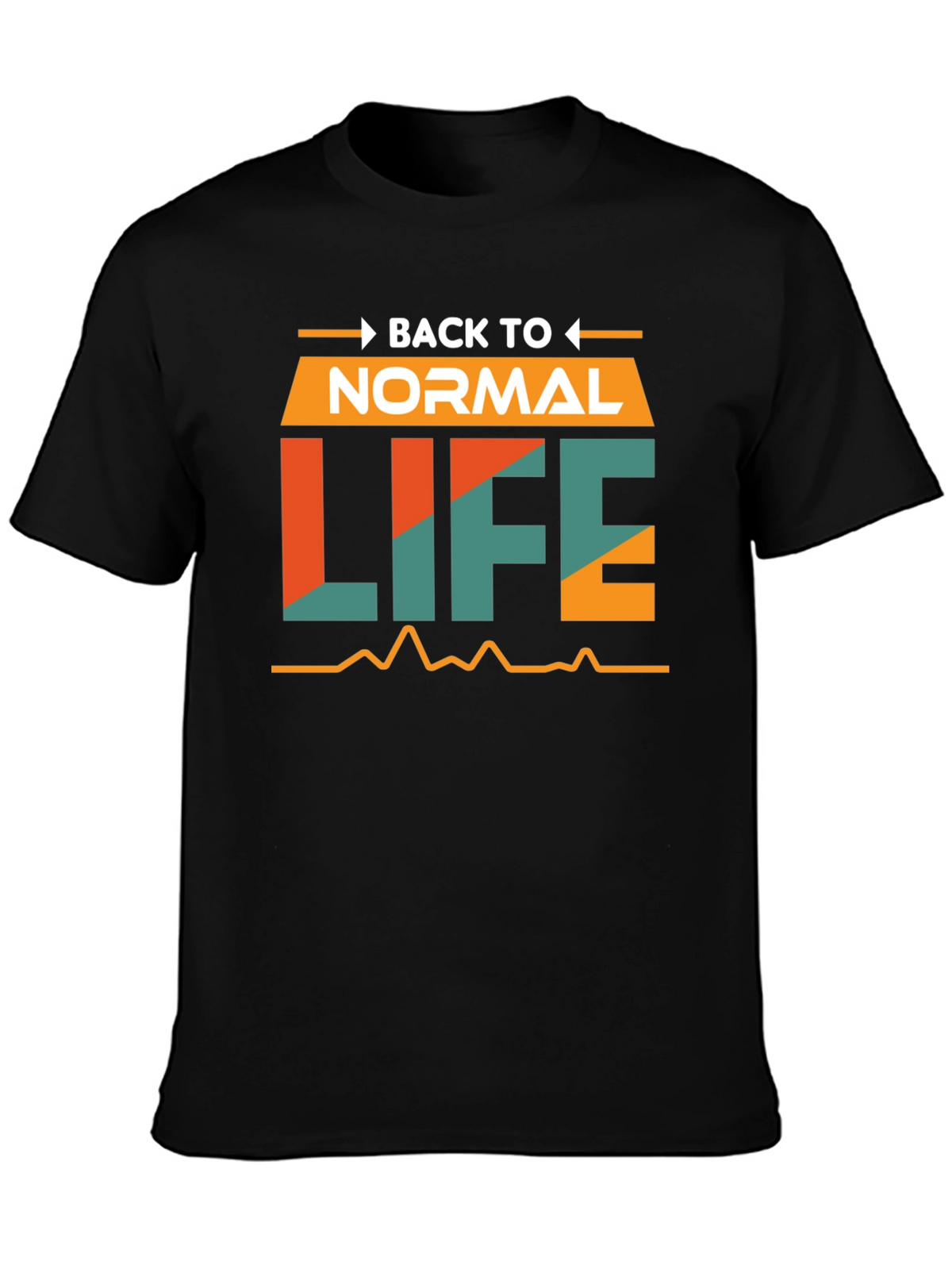 Back to Normal Life Graphic T-Shirt
