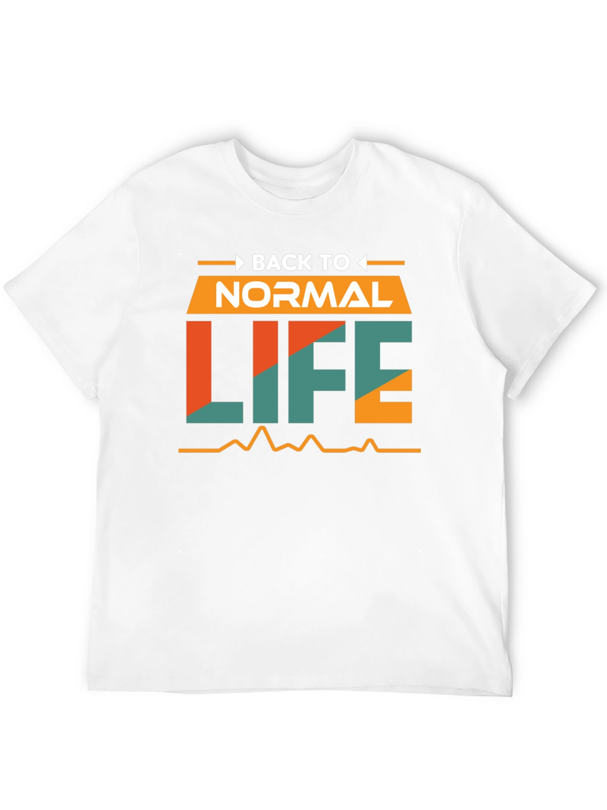 Back to Normal Life Graphic T-Shirt
