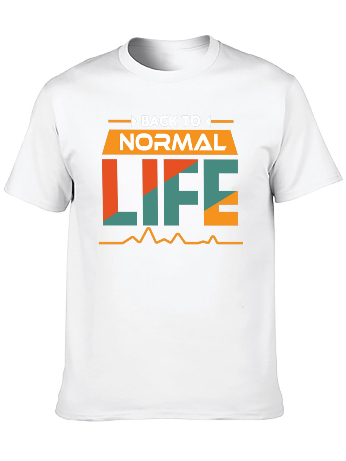 Back to Normal Life Graphic T-Shirt