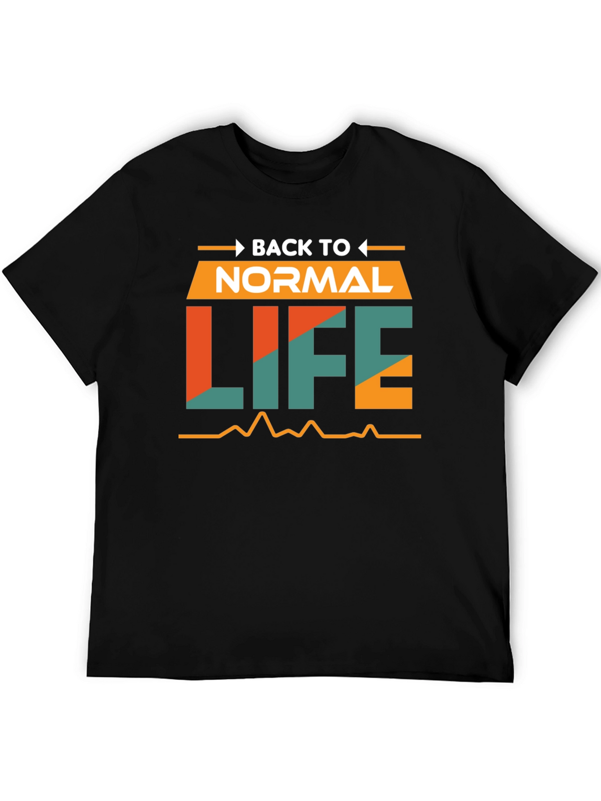 Back to Normal Life Graphic T-Shirt