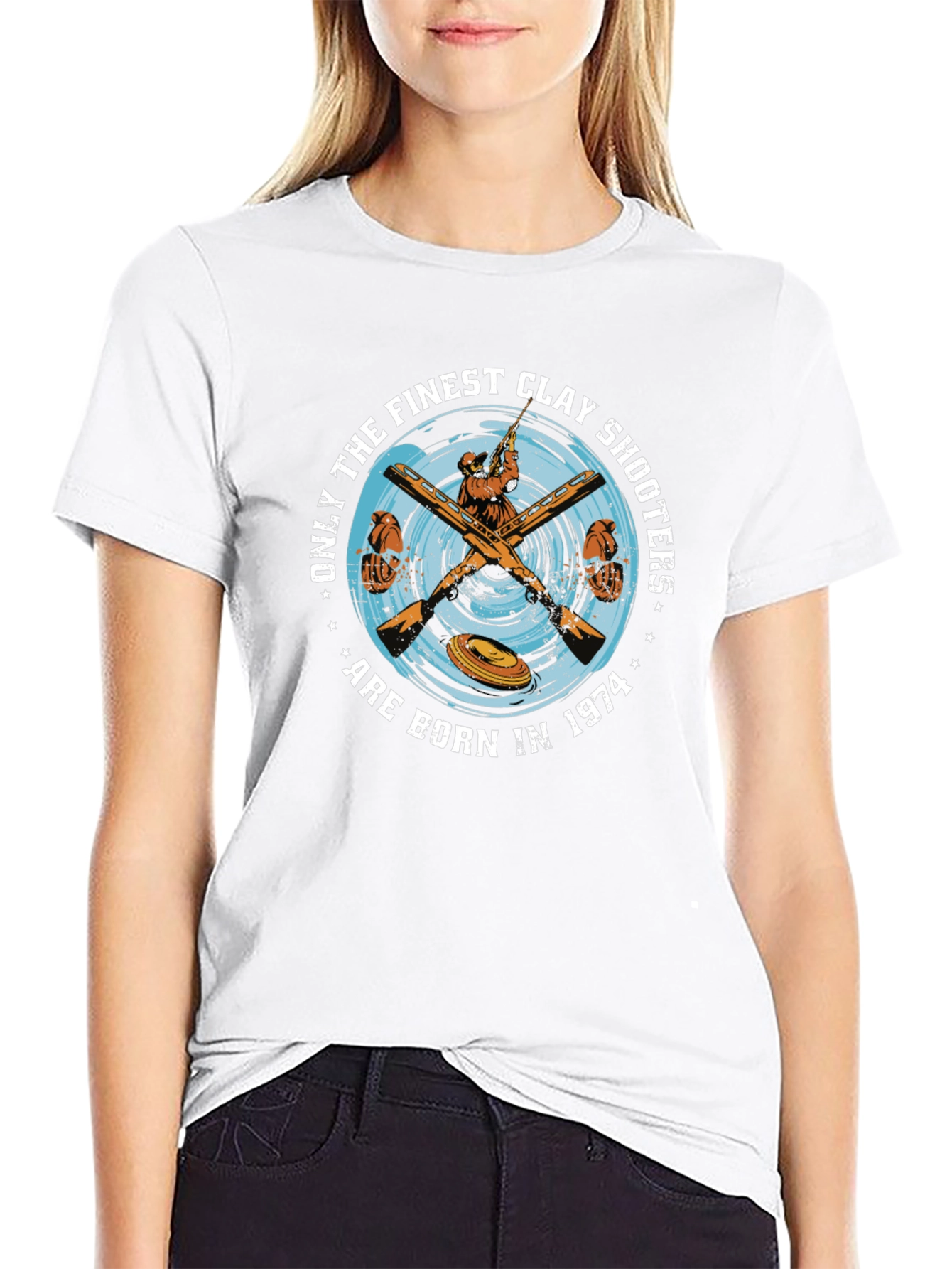 Finest Clay Shooters Born in 1974 T-Shirt