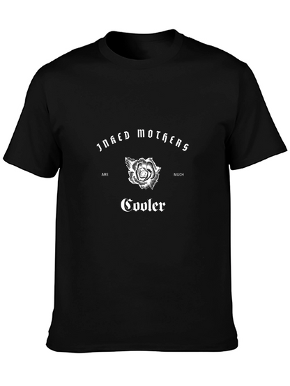 Inked Mothers Rose Graphic Black T-Shirt