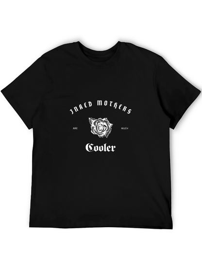 Inked Mothers Rose Graphic Black T-Shirt