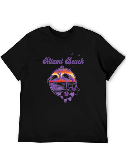 Miami Beach Retro Graphic Tee