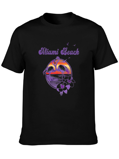 Miami Beach Retro Graphic Tee