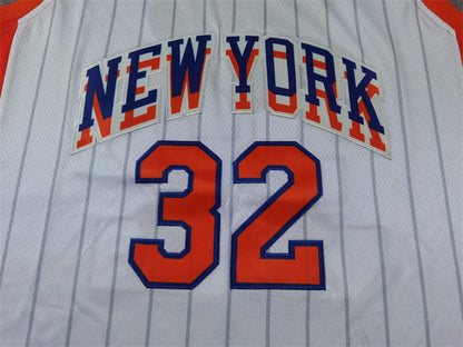 Men's New York Knicks Karl-Anthony Towns #32 White 2024/25 Swingman Player Jerseys - City Edition