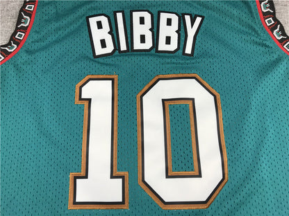 Men's Memphis Grizzlies Mike Bibby #10 Green Classics Swingman Jerseys