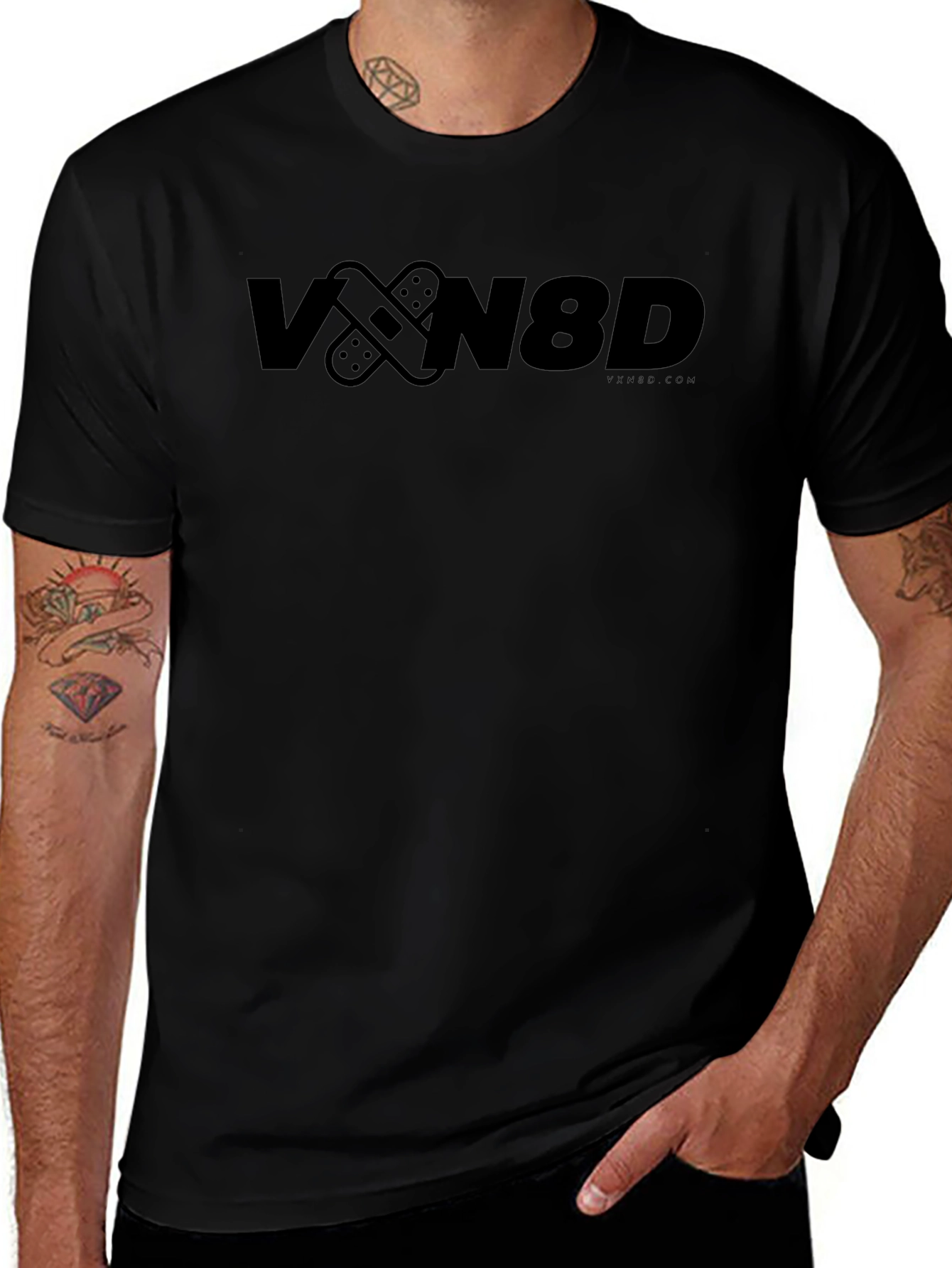 Vxn8d Band-aid Graphic T-Shirt - Comfort & Style