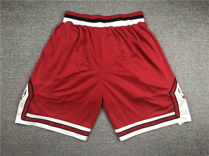 Men's Chicago Bulls Red Basketball Shorts1