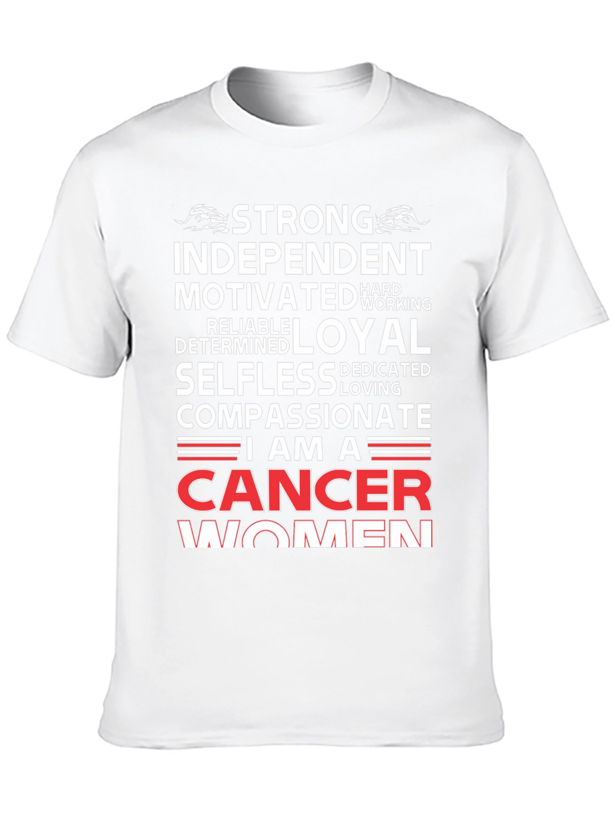 Cancer Women T-Shirt - Strong Independent