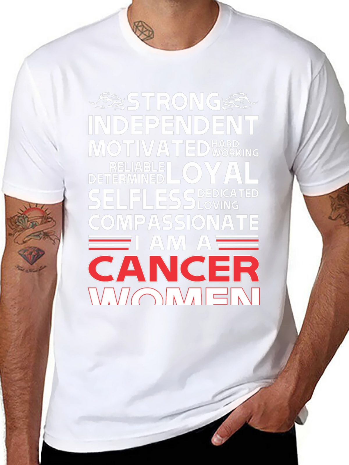 Cancer Women T-Shirt - Strong Independent
