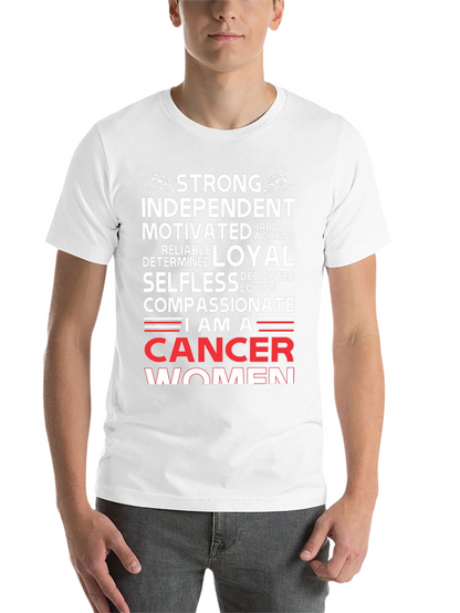 Cancer Women T-Shirt - Strong Independent