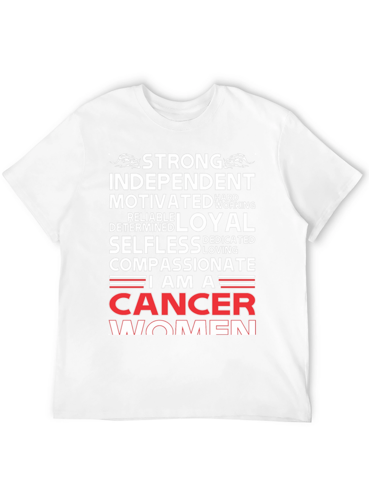 Cancer Women T-Shirt - Strong Independent