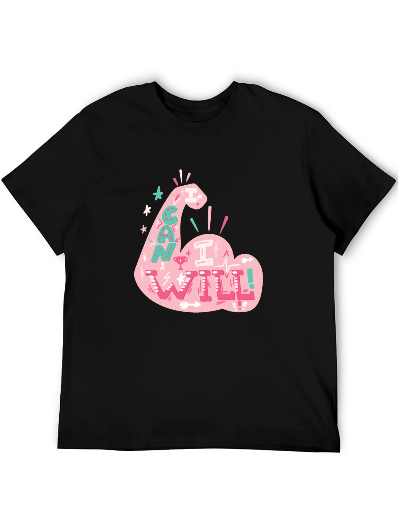 I Can I Will T-Shirt - Motivational Graphic Tee