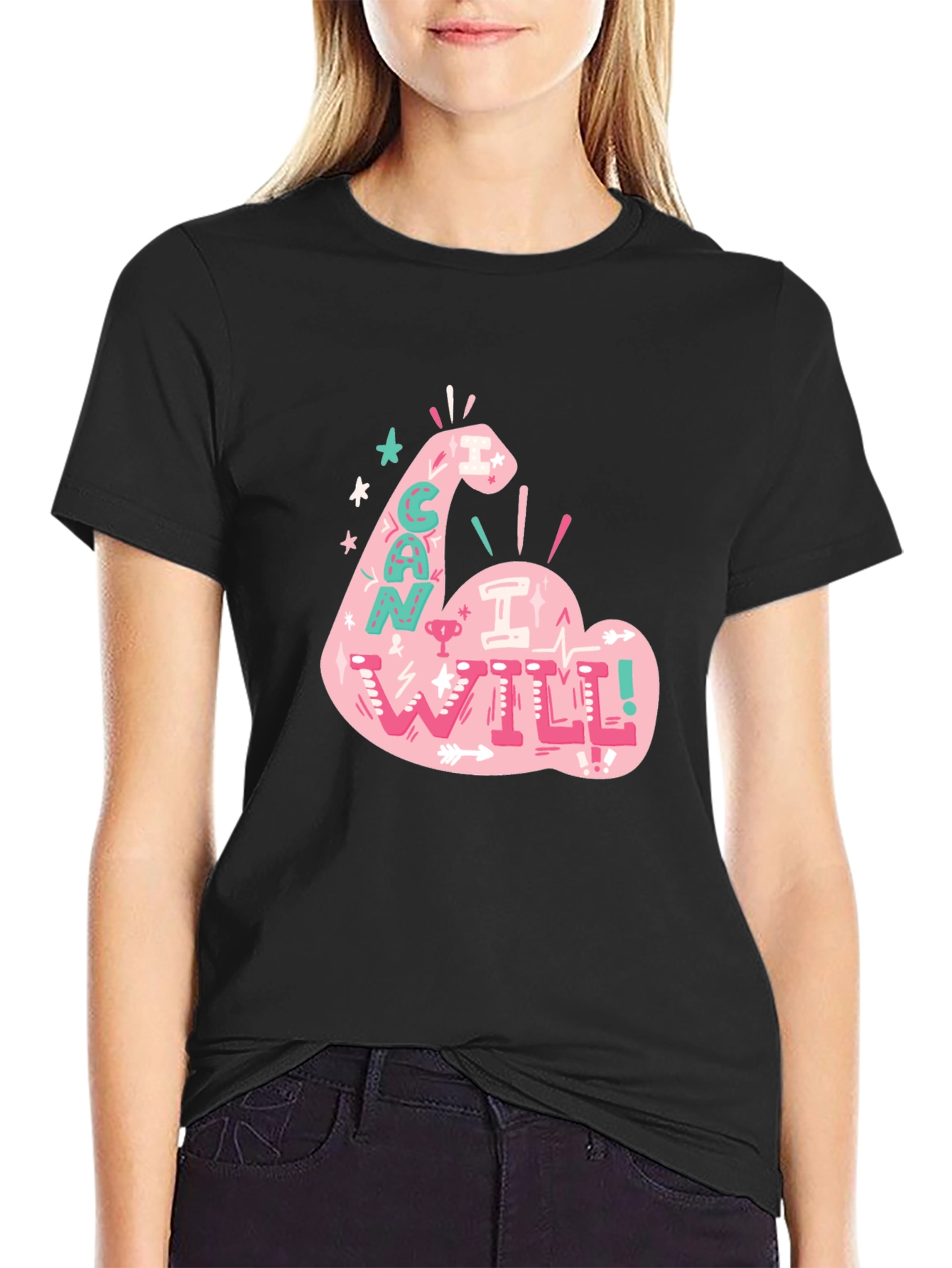 I Can I Will T-Shirt - Motivational Graphic Tee