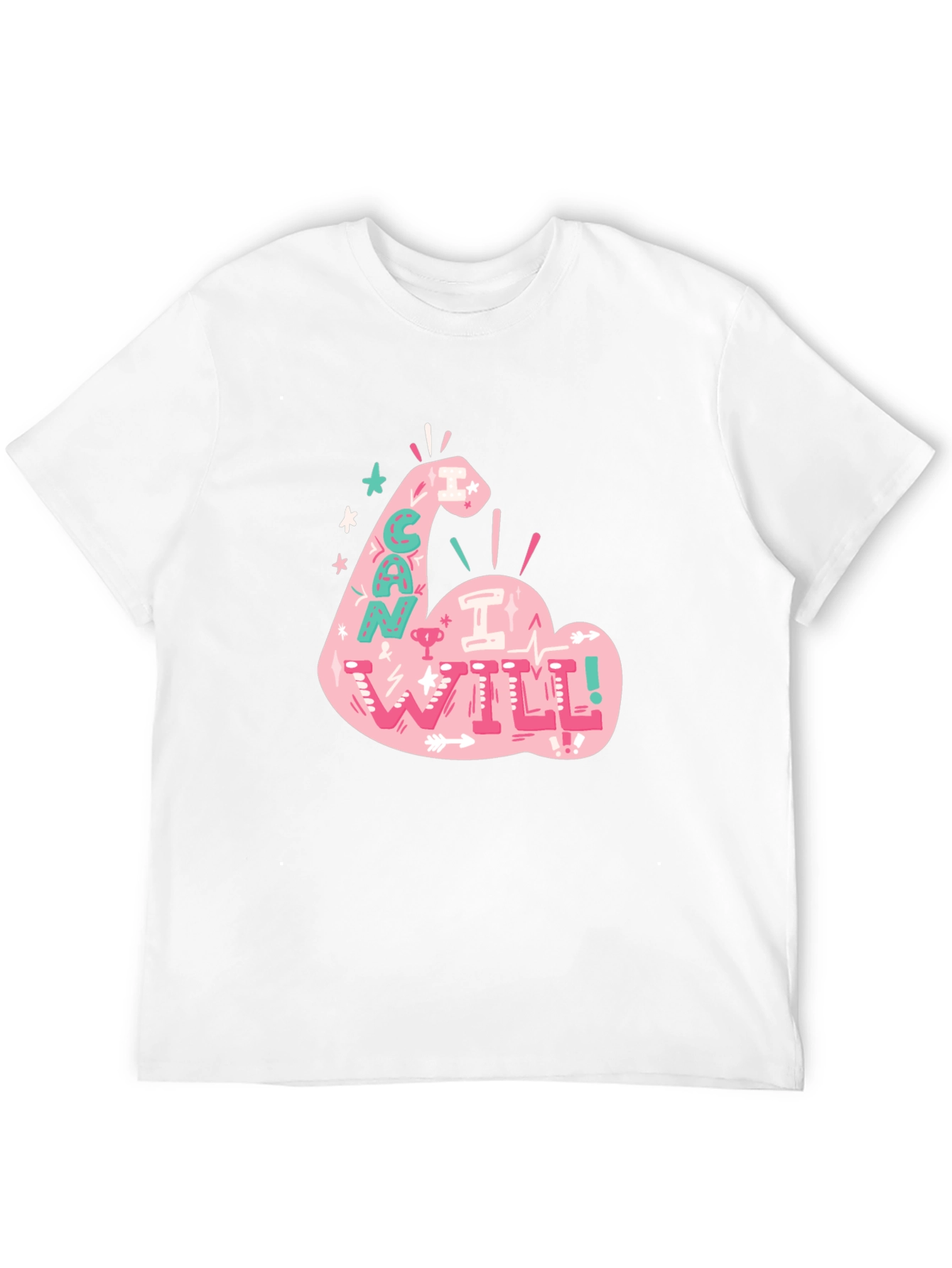 I Can I Will T-Shirt - Motivational Graphic Tee