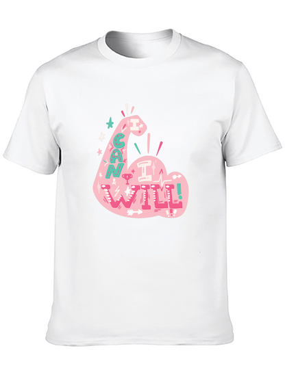 I Can I Will T-Shirt - Motivational Graphic Tee