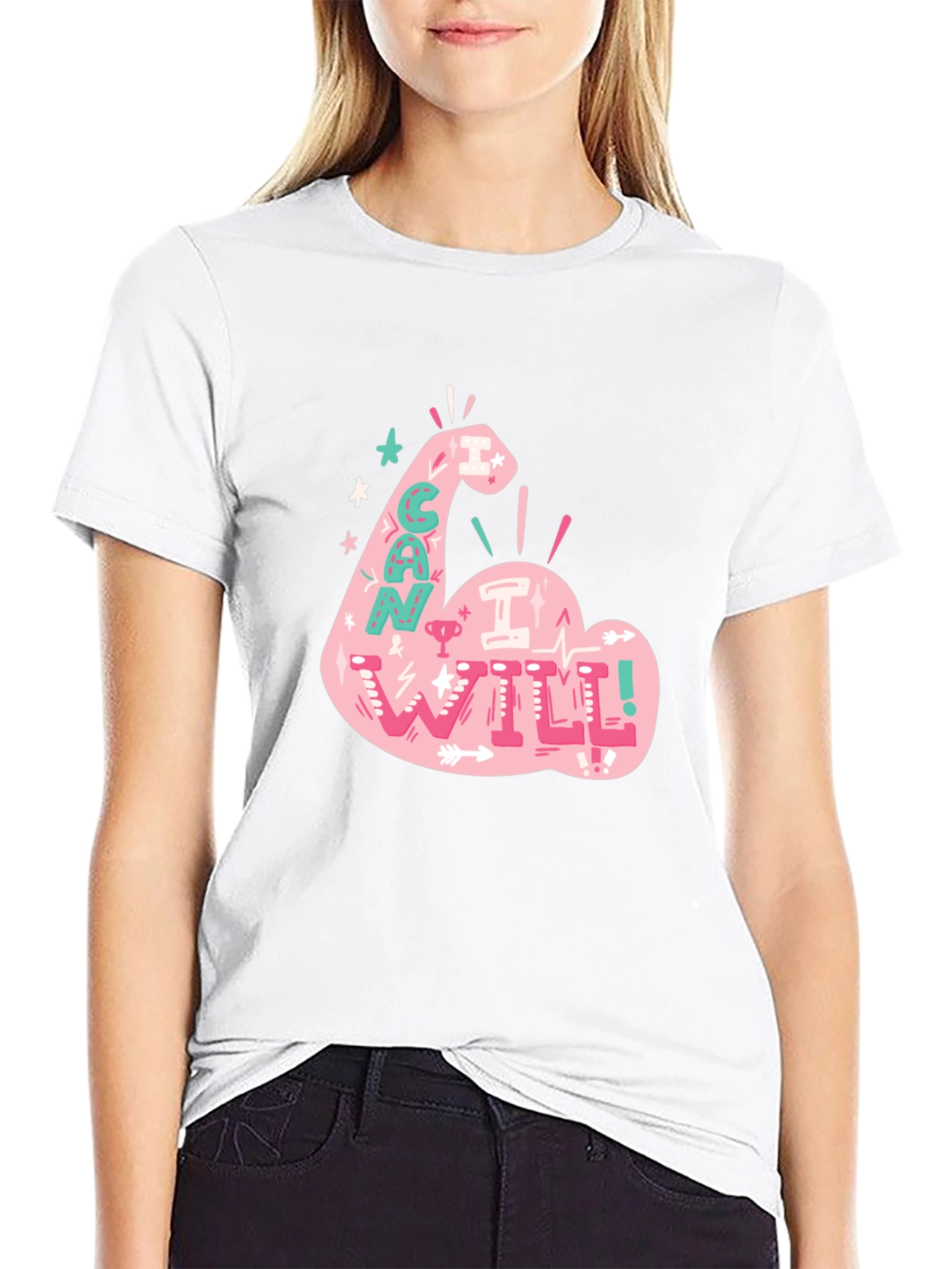 I Can I Will T-Shirt - Motivational Graphic Tee