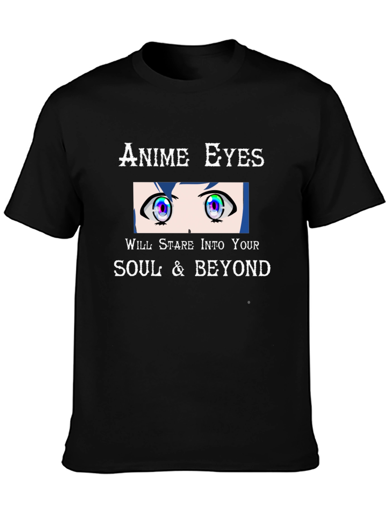 Anime Eyes Stare T-Shirt - Unique Graphic Tee