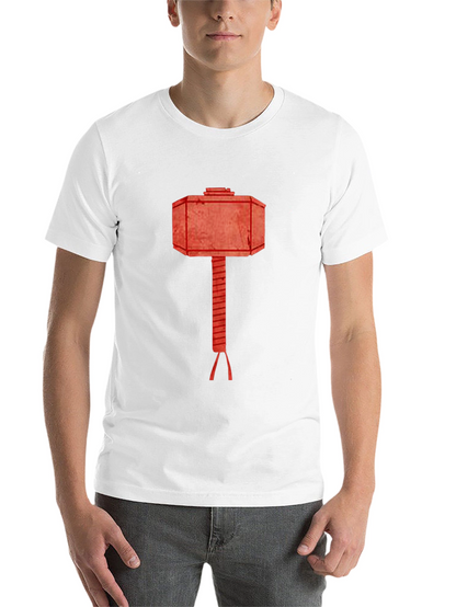Hammer Graphic Tee - Black Cotton T-Shirt