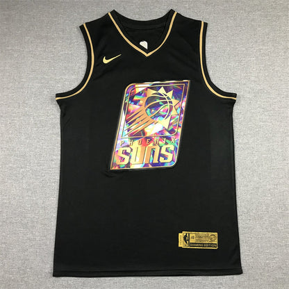 Men's Phoenix Suns Devin Booker #1 Black Swingman Player Jerseys