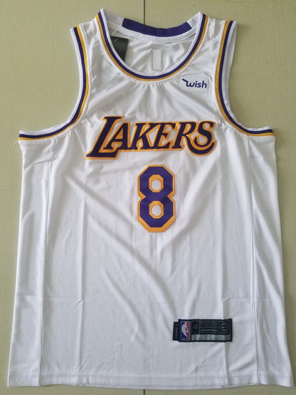Men's Los Angeles Lakers Kobe Bryant #8 White Swingman Player Jerseys