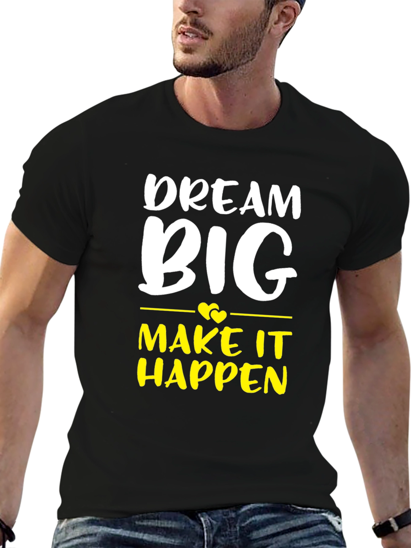 Dream Big Graphic Tee - Inspiring Cotton T-Shirt